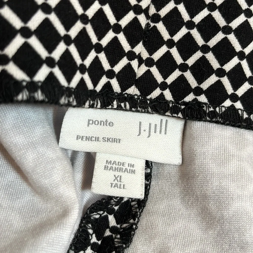J. Jill Ponte Office Skirt Plus Size XL Tall